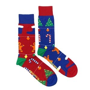 Men’s Socks | Ugly Christmas Gingerbread | Fun Soc